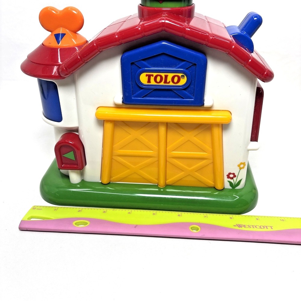 TOLO Pop Up Farm First Friends Barn Toy Set Infant Toddler Primary Colors Cow - Picture 7 of 7